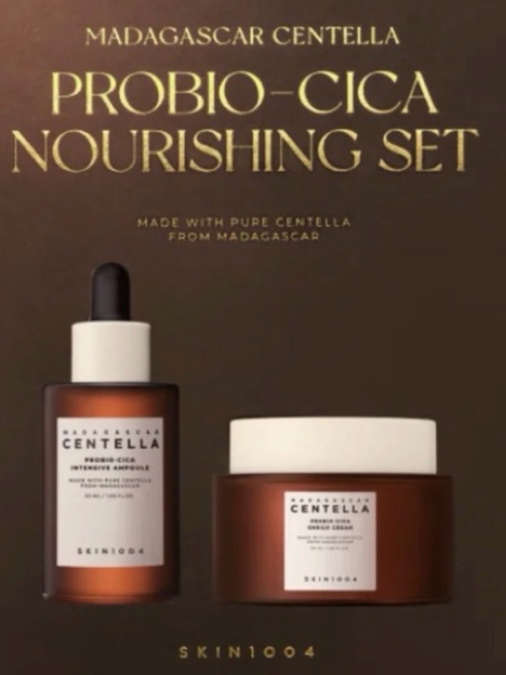 SKIN1004 Madagascar Centella Nourishing Set Ampoule & Cream for Face 50ml